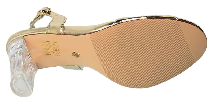 Sandały Sca'viola S-97 Gold Złoty