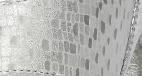 Sandały Damiss DS 683-2-A Skórzane Srebrno Wenus Pixel