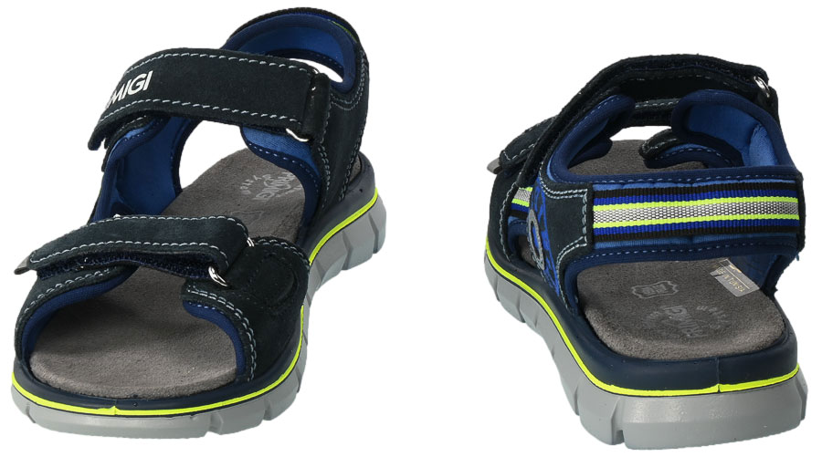 Sandały Primigi 3896011 Skórzane Scamosc.T.giada.Navy R.36