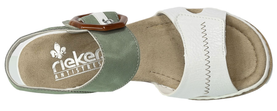 Sandały Rieker 67476 81 Gren Combination TN