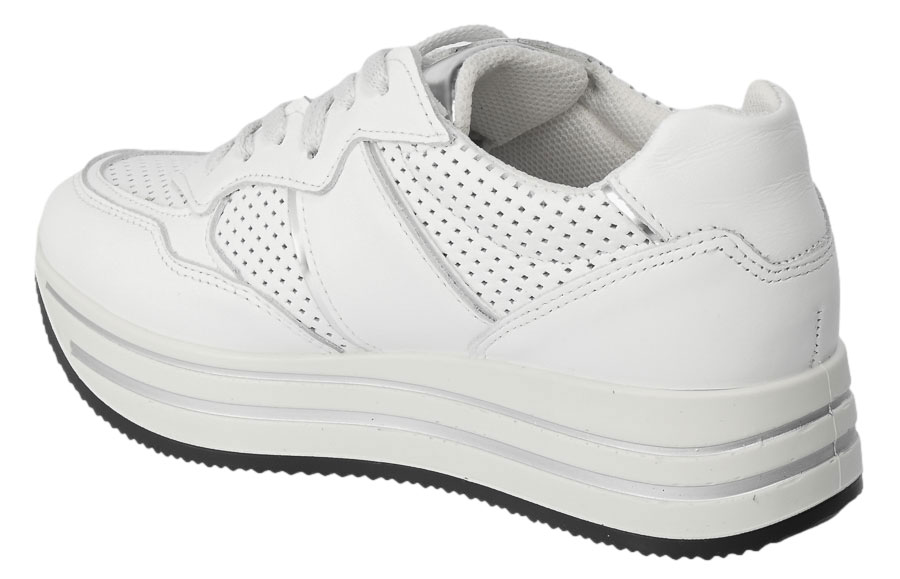 Sneakersy Igi&Co 3661111 Skórzane Nappa.Soft.Bianco