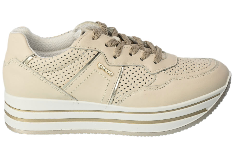 Sneakersy Igi&Co 3661122 Skórzane Capra Morbidone.Natu