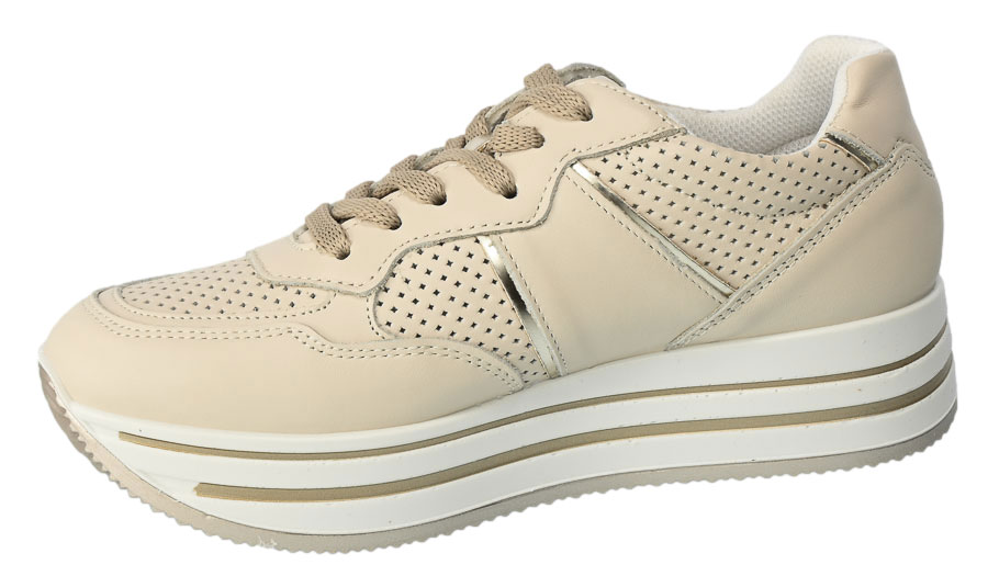 Sneakersy Igi&Co 3661122 Skórzane Capra Morbidone.Natu