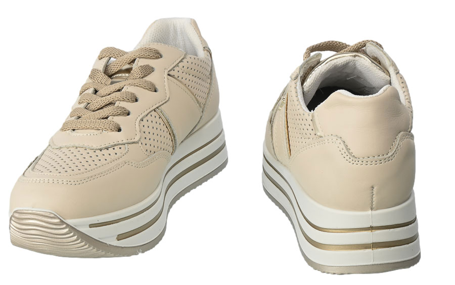 Sneakersy Igi&Co 3661122 Skórzane Capra Morbidone.Natu