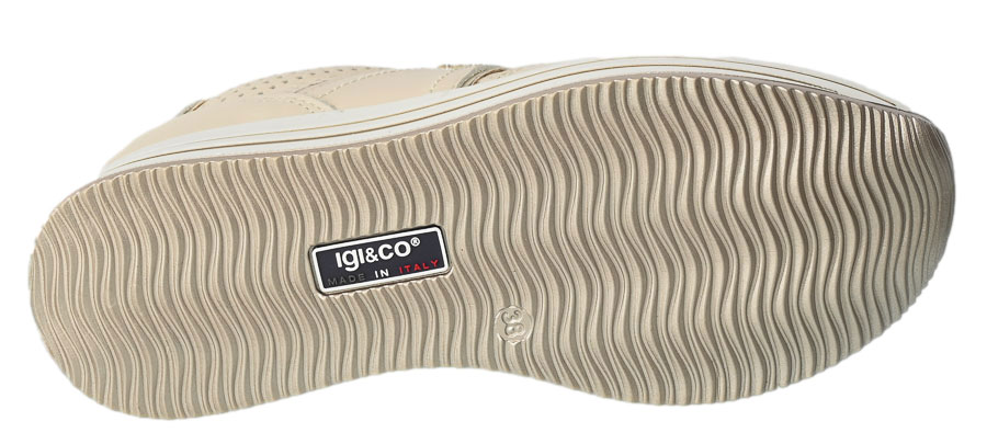Sneakersy Igi&Co 3661122 Skórzane Capra Morbidone.Natu