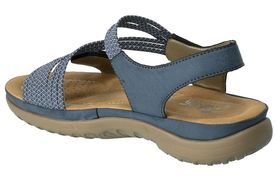Sandały Rieker 64870-14 Blue Niebieski
