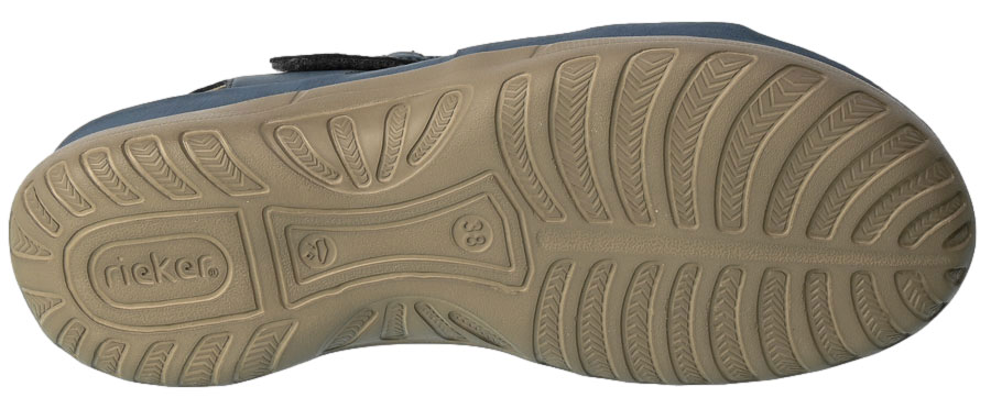 Sandały Rieker 64870-14 Blue Niebieski