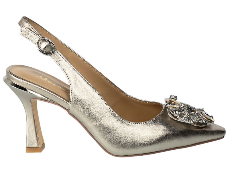 Czółenka Alma En Pena V23183 Skórzane Diva Bronze