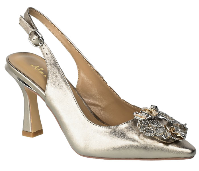 Czółenka Alma En Pena V23183 Skórzane Diva Bronze