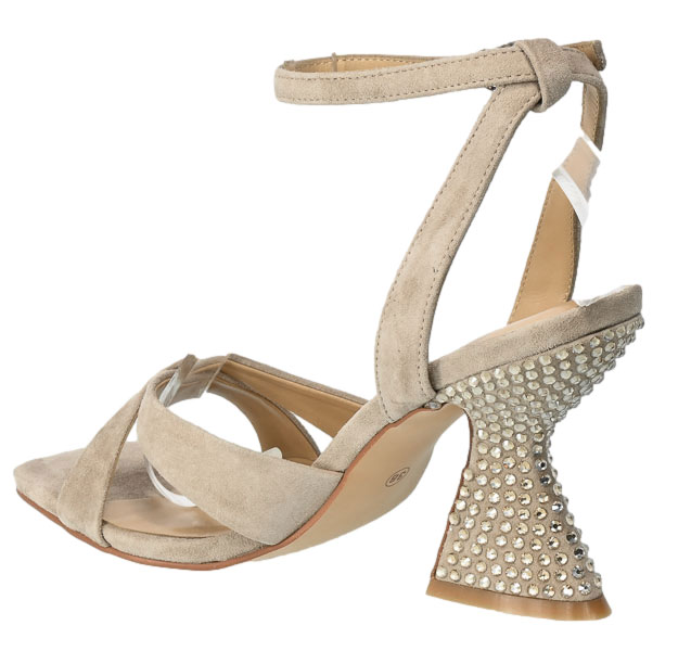 Sandały Alma En Pena V23220 Skórzane Suede Vison