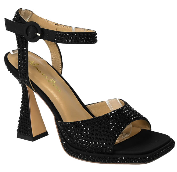 Sandały Alma En Pena V23270 Satin Black Czarne