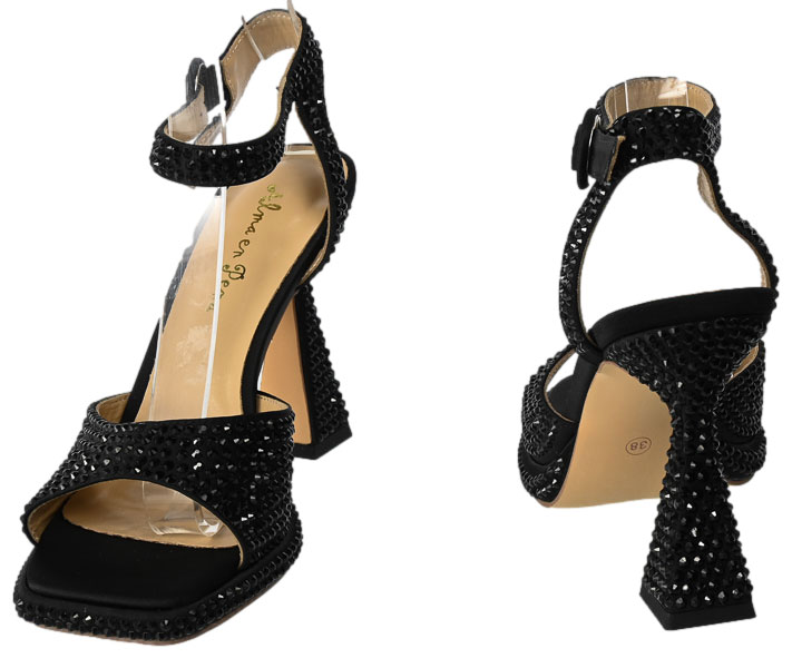 Sandały Alma En Pena V23270 Satin Black Czarne