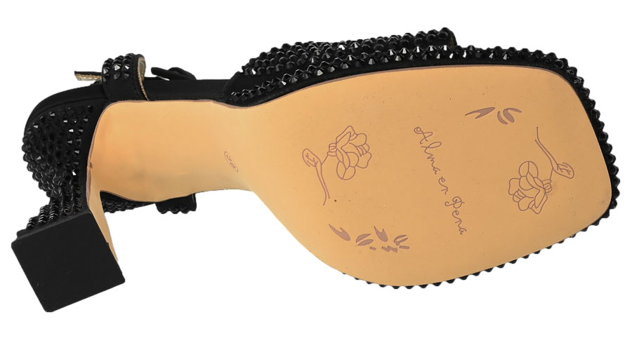 Sandały Alma En Pena V23270 Satin Black Czarne