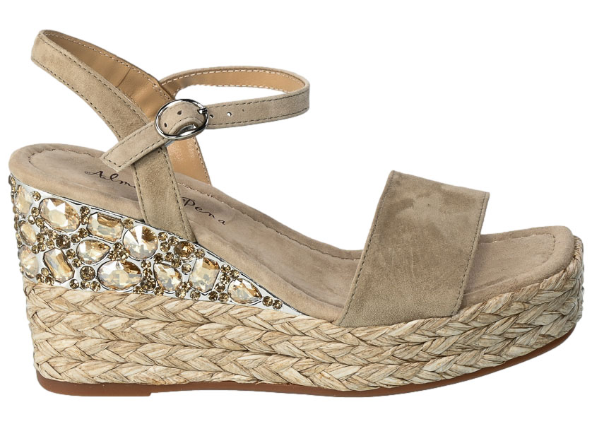 Sandały Alma En Pena V23496 Skórzane Suede Vision