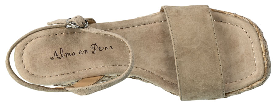 Sandały Alma En Pena V23496 Skórzane Suede Vision