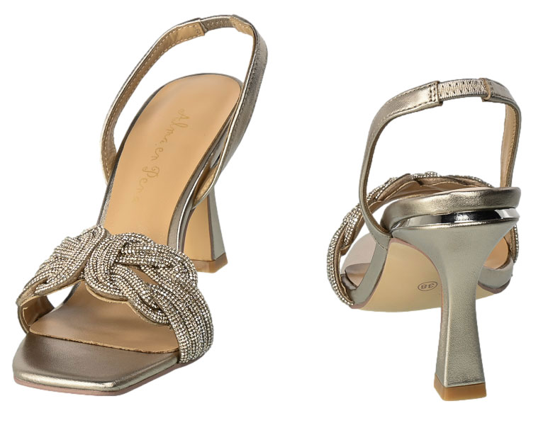 Sandały Alma En Pena V23251 Skórzane Diva Bronze