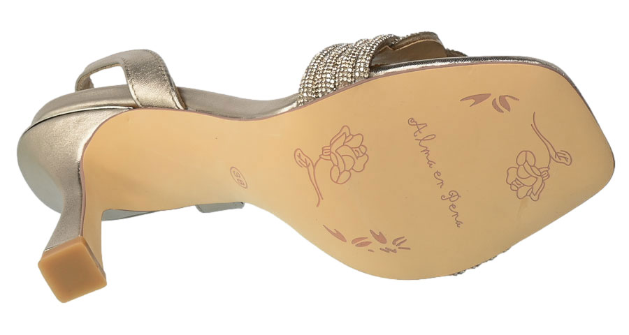 Sandały Alma En Pena V23251 Skórzane Diva Bronze