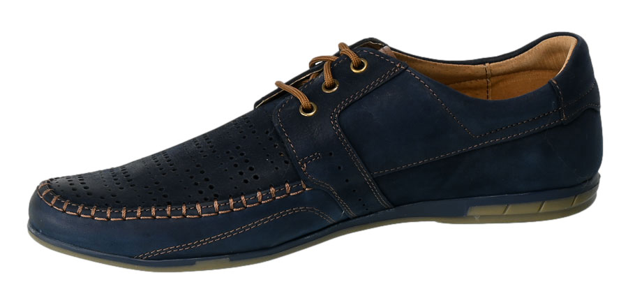 Mokasyny Letnie Riko 742 Juma Blue/AX_2pod.