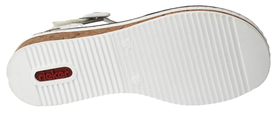 Sandały Rieker V3660-60 Beige Beżowe