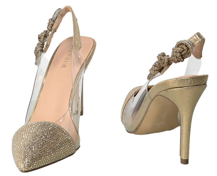 Sandały Menbur 23821 0000 Oro Gold Złote