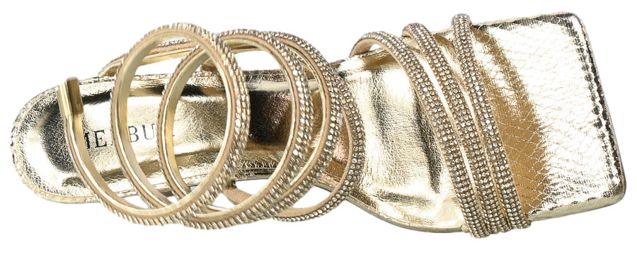 Sandały Menbur 23789 0000 Oro Gold Złote
