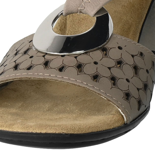 Sandały Rieker 64677-64 Beige TN