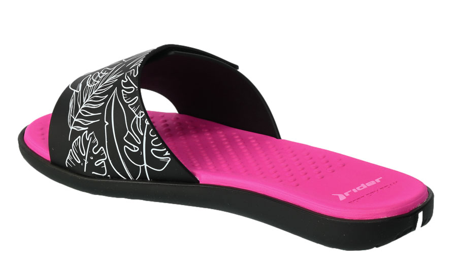 Klapki Rider 83331 AD447 Black Pink