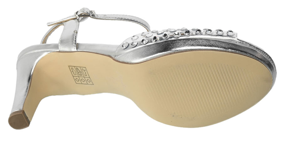 Sandały Menbur 23639 0009 Plata Silver 