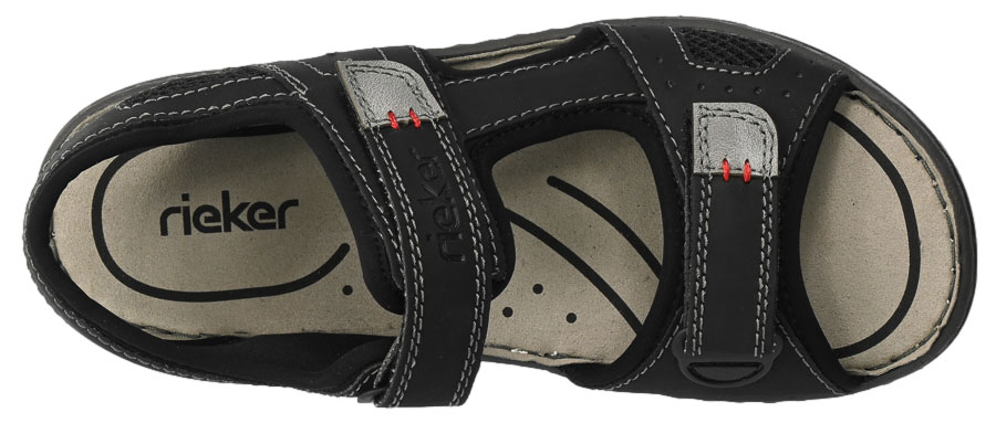 Sandały Rieker 26156-02 Black Czarne 