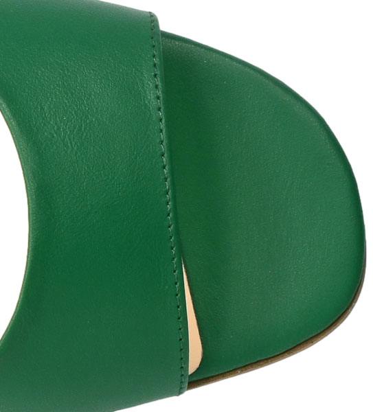 Sandały Tomex 1465 Skórzane Zielone