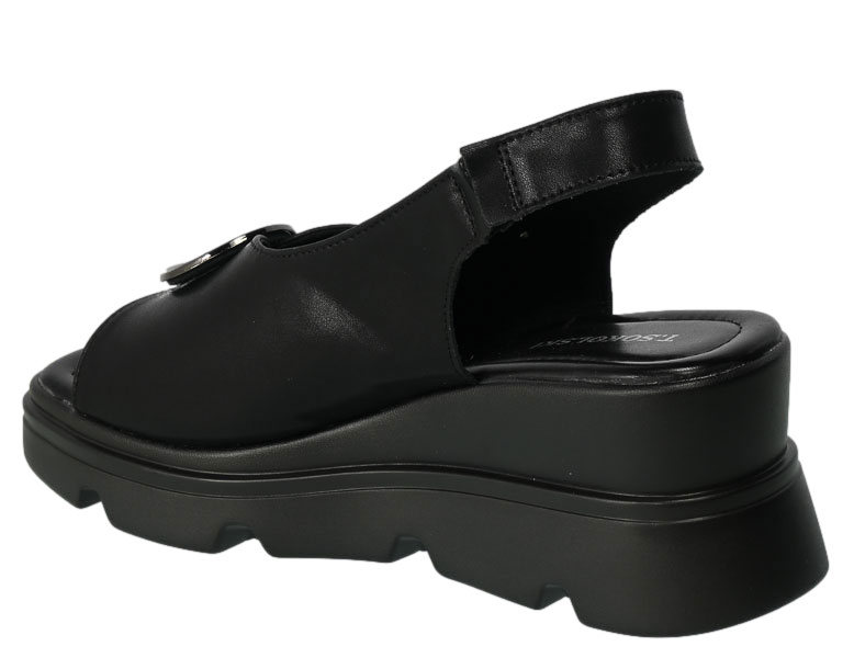 Sandały Sokolski GS LS23-32 Black Czarne Skórzane