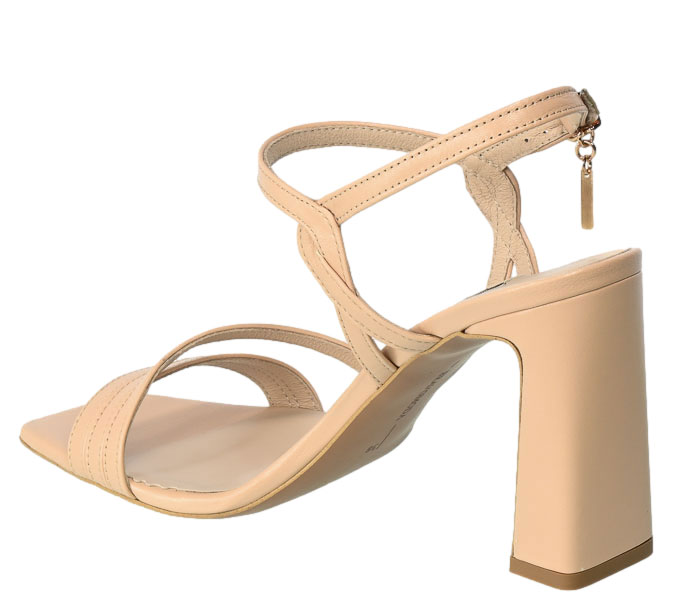 Sandały Bravo Moda 0173 Skórzane Beż 107