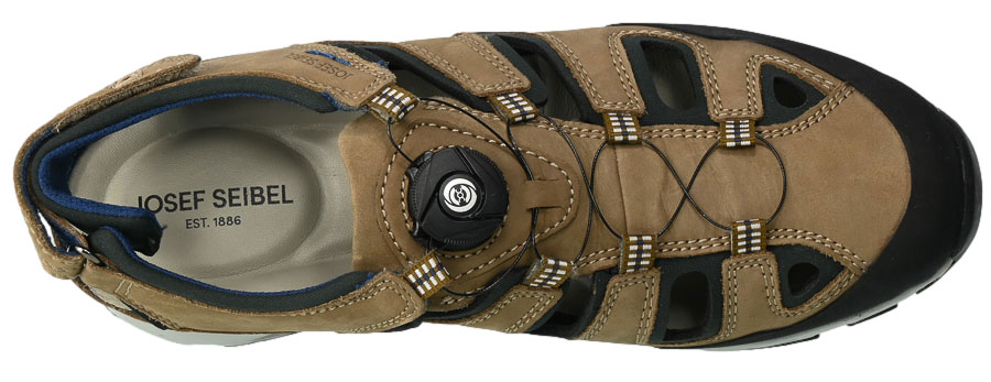 Sneakersy Letnie Josef Seibel 37608 TE21 221 Skórzane Sand/Kombi