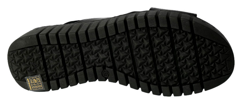 Sandały Venezia 8215579 Savana Nero Czarne Skórzane