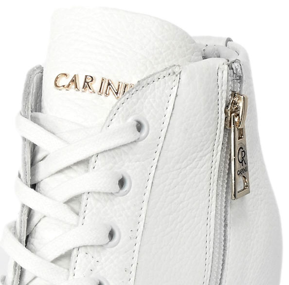 Sneakersy Carinii B8799 181-000-B88 Skórzane Białe