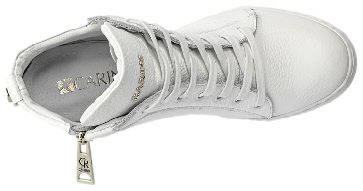 Sneakersy Carinii B8799 181-000-B88 Skórzane Białe