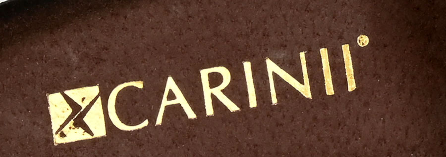 Klapki Carinii B9044 F76-000-B02 Skorzane Złote