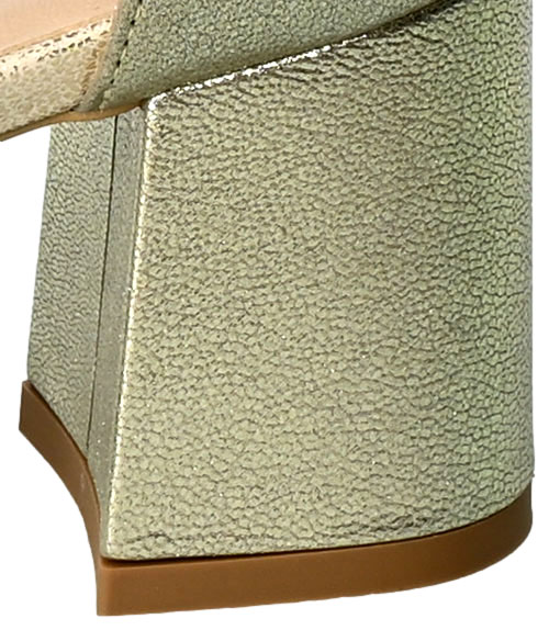 Sandały Kotyl 3805 Skórzane Złoty EF TN