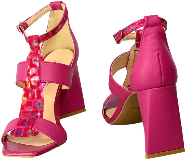Sandały Uncome 36252 Fuxia Tunis Skórzane 