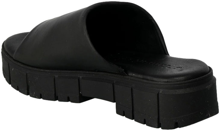 Klapki Tamaris 1-27252-20 007 Black UNI Czarne Skórzane