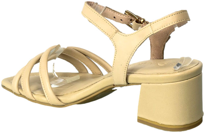 Sandały Marco Tozzi 2-28212-20 403 Cream Skóra