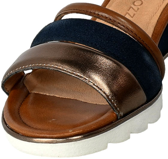 Sandały Marco Tozzi 2-28724-20 890 Navy Comb Skóra__