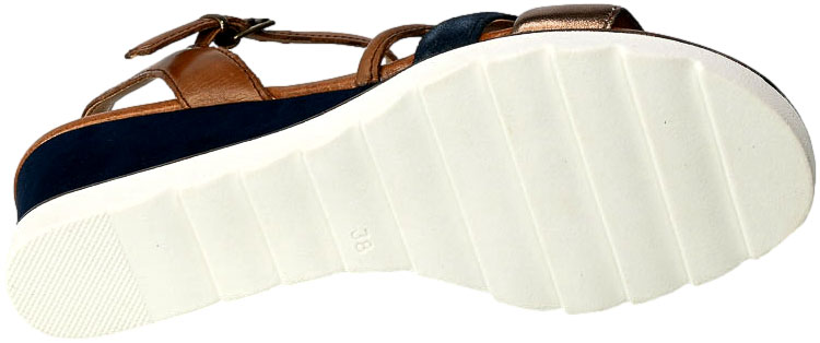 Sandały Marco Tozzi 2-28724-20 890 Navy Comb Skóra__