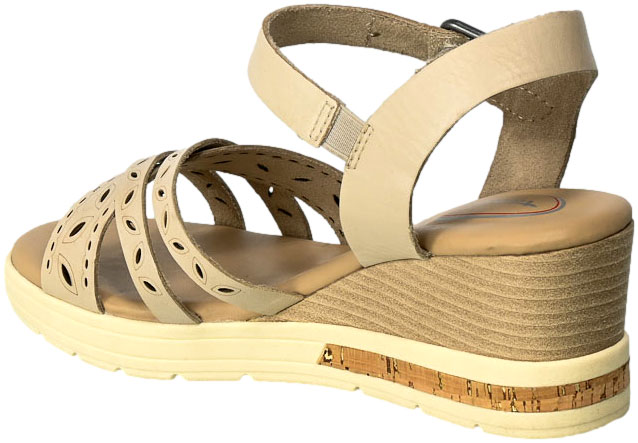 Sandały Tamaris 8-88306-20 109 OFF White Skóra