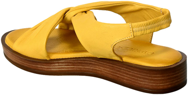 Sandały Caprice 9-28208-20 600 Yellow Skóra