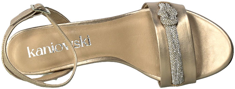 Sandały Kaniowski K-0360 1 328 Złoty Skóra