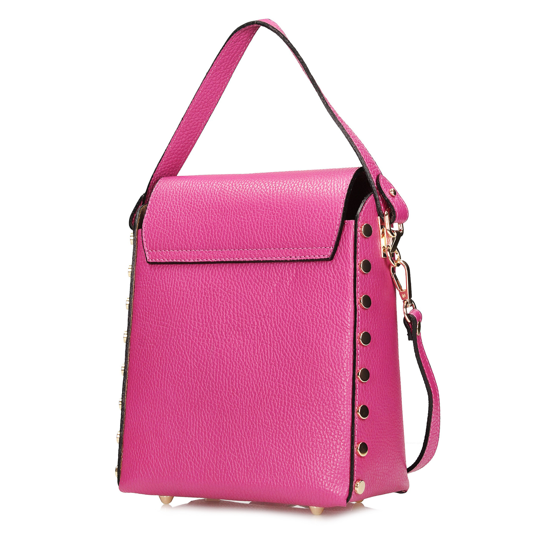 Torebka Toscanio F01 Fuksja D02 Skóra