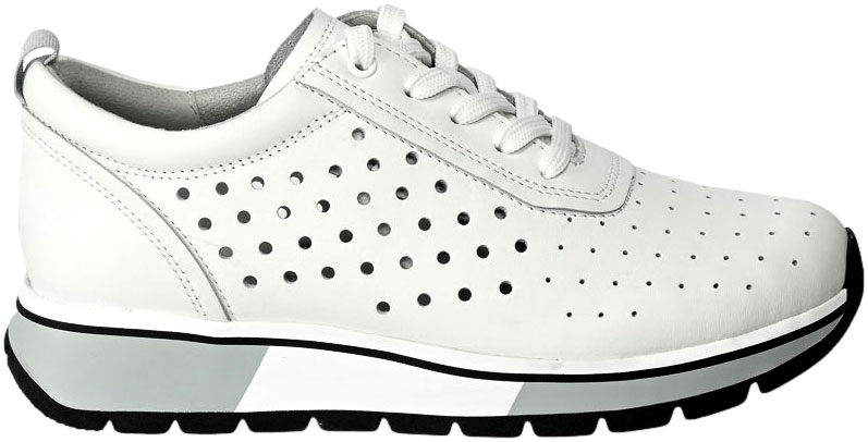 Sneakersy Letnie Caprice 9-23709-20 102 White Nappa Skóra