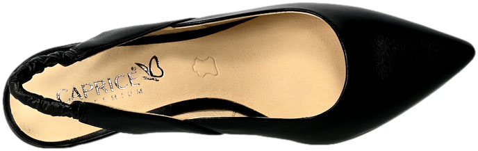 Sandały Caprice 9-29600-28 022 Black Nappa Skórzane_TN