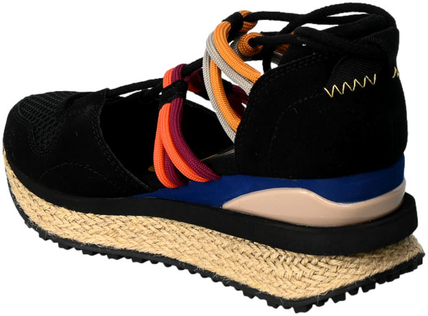 Sneakersy Letnie GiosEppo 69028  Tulare Black Czarne
